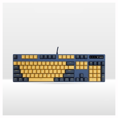 Picture of Rapoo VPRO V500PRO (Yellow Blue) Backlit Mechanical Gaming Keyboard Individually white backlight Spill-resistant design