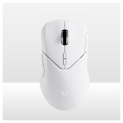 Picture of Rapoo VT9PRO Lightweight Dual Mode Wireless Gaming Mouse - White - Wired/Wireless Mode - PAW3398 - 650 IPS - 68g weight -  800mAh Battery - type-c port connectivity