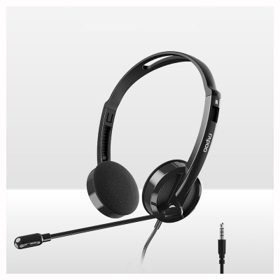 Picture of Rapoo H101 Wired Stereo Headphone - Model: H101 - Interface: Wired - Connector: 3.5mm audio interface (Single Pin) - Rotary microphone High Quality Stereo Audio - Adjustable Headband