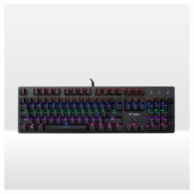 Picture of Rapoo VPRO V500SE Blue Switch Backlit Mechanical Gaming Keyboard with Individually backlit keys Media control