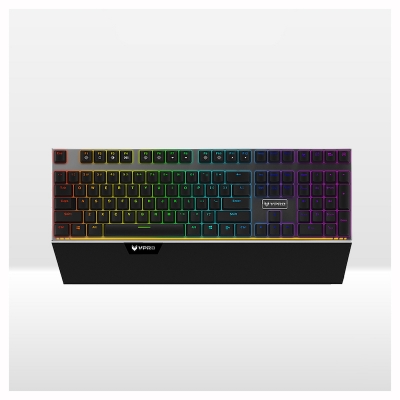 Picture of Rapoo VPRO V720 RGB Backlit Black Switch Mechanical Gaming Keyboard Conflict free design Adjustable RGB backlight