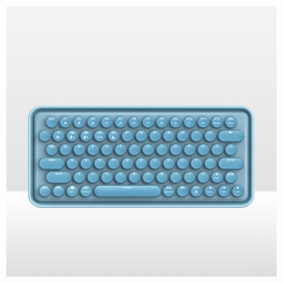 Picture of Rapoo Ralemo Pre 5-Blue Multi-mode Wireless Blue Switch Mechanical Keyboard Supports Bluetooth 3.0, Bluetooth 5.0, 2.4GHz and Wired Modes Compatible with Windows and Mac