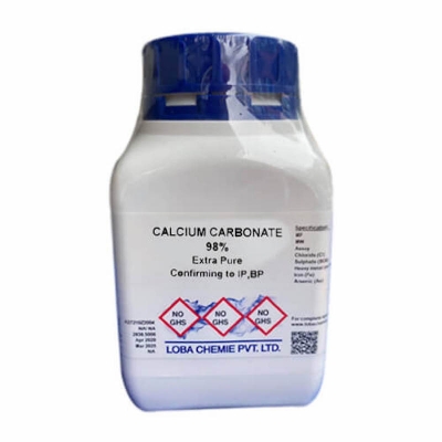 Picture of Calcium Carbonate 98% Extra Pure 500gm, Loba India