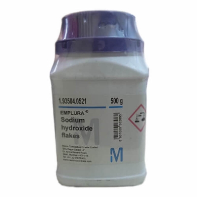 Picture of Sodium Hydroxide Flakes 500g Merck, India