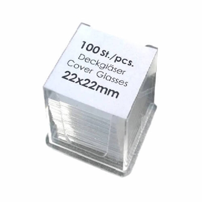 Picture of 22 mm Cover Glass Cover Slip 100 Pcs