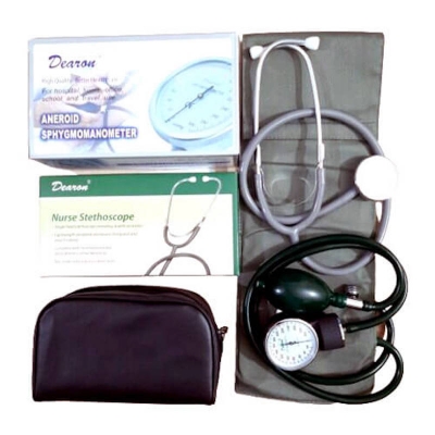 Picture of Dearon Analog Blood Pressure Machine with Stethoscope