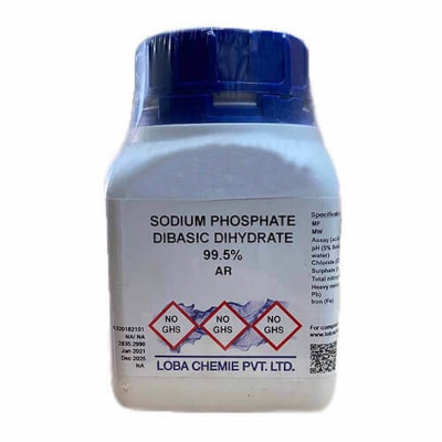 Picture of Sodium Phosphate Dibasic Dihydrate 97% Extra Pure (500gm) Loba, India