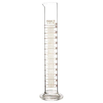 Picture of Glass Measuring Cylinder 250ml Graduated Cylinder, China
