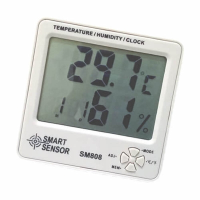 Picture of Smart Sensor Digital Humidity, Temperature and Clock Meter SM808