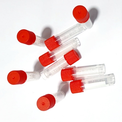 Picture of 500 Pcs 1.8ml Cryovial Cryogenic Vial Tube Self Standing with Screw Cap