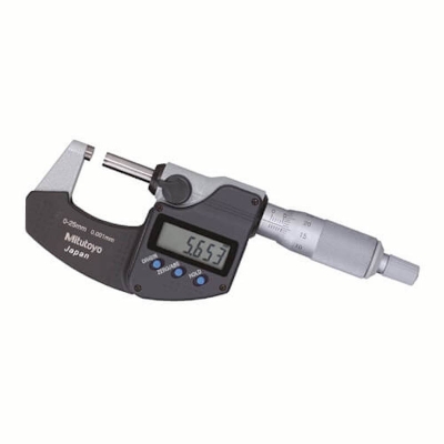Picture of Mitutoyo Digital Micrometer, 0 to 25mm