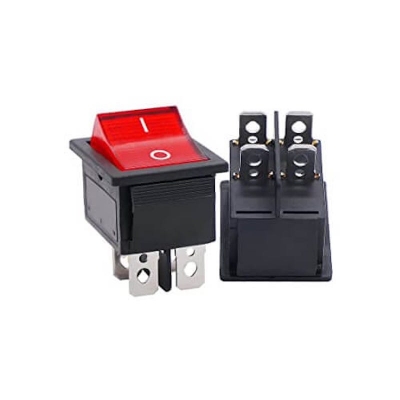 Picture of 2 Pcs ON-OFF 4 Pin Rocker Switch 6A/10A AC 250V/125V