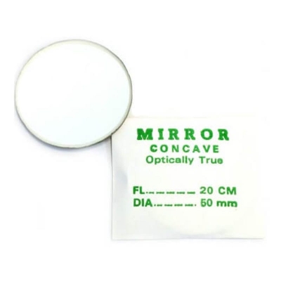 Picture of Concave Optical Mirror 50 mm for Optical Experiments