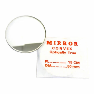 Picture of Convex Optical Mirror 50 mm for Optical Experiments