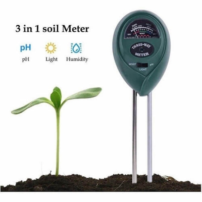 Picture of 3 in 1 Plant Flowers Soil pH Tester, Moisture, Light Meter