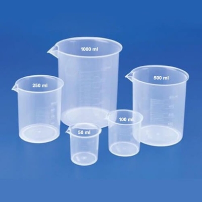 Picture of PolyLab Beaker Set 50ml, 100ml, 250ml, 500ml and 1000ml