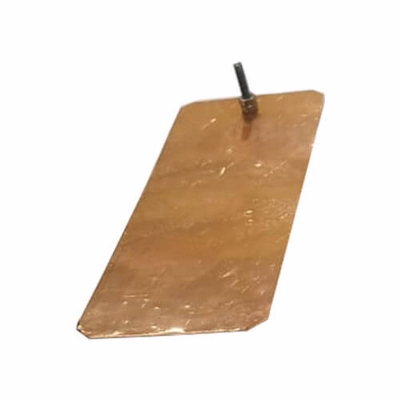 Picture of Copper Plate for Electrochemistry Experiments