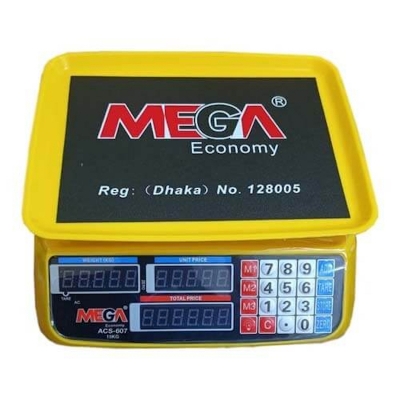 Picture of Mega 15 Kg Economy Scale ACS-607 Tray Plate Scale