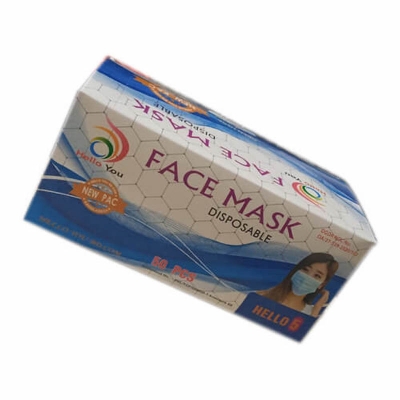 Picture of One Time Face Mask Surgical Disposable