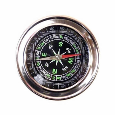 Picture of Small Magnetic Compass 50mm Full SS Travel Compass