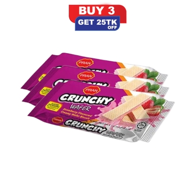 Picture of PRAN Crunchy Wafer (Strawberry) 150gm