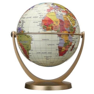 Picture of 360° Rotating 14cm Earth Globe World Map With Stand Geography Education Toy Home Decoration Office Ornament Kids Gift