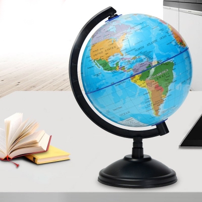 Picture of 14cm Globe World Earth Atlas Map Stand Geography School Kids Early Learning bangbanghouse Toys Games education bumi