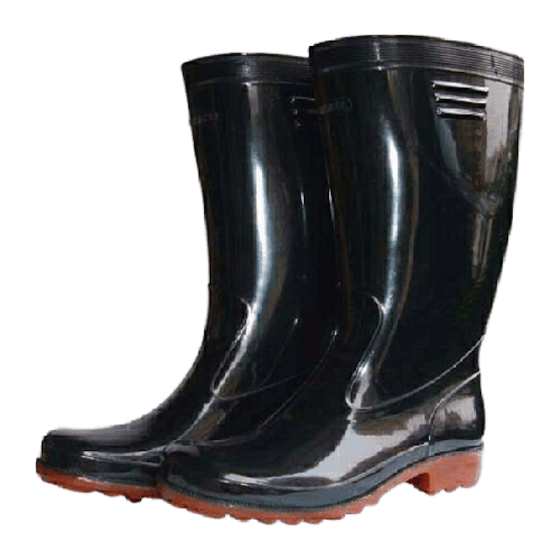 Picture of JCD Waterproof Gum Boot Black Color, Size: 42