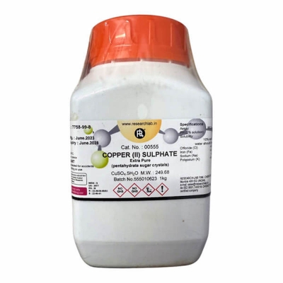 Picture of Copper Sulfate Pentahydrate 500g Research Lab