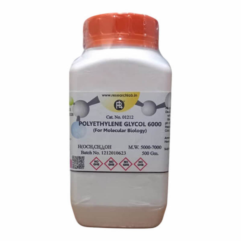 Picture of Polyethylene Glycol 6000 500g RL India