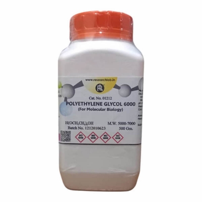 Picture of Polyethylene Glycol 6000 500g RL India