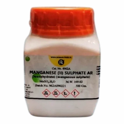 Picture of Manganese (II) Sulphate AR Monohydrate 500g Research Lab