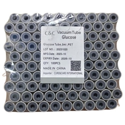 Picture of Glucose Blood Collection Vacuum Tube 3ml 100 Pcs