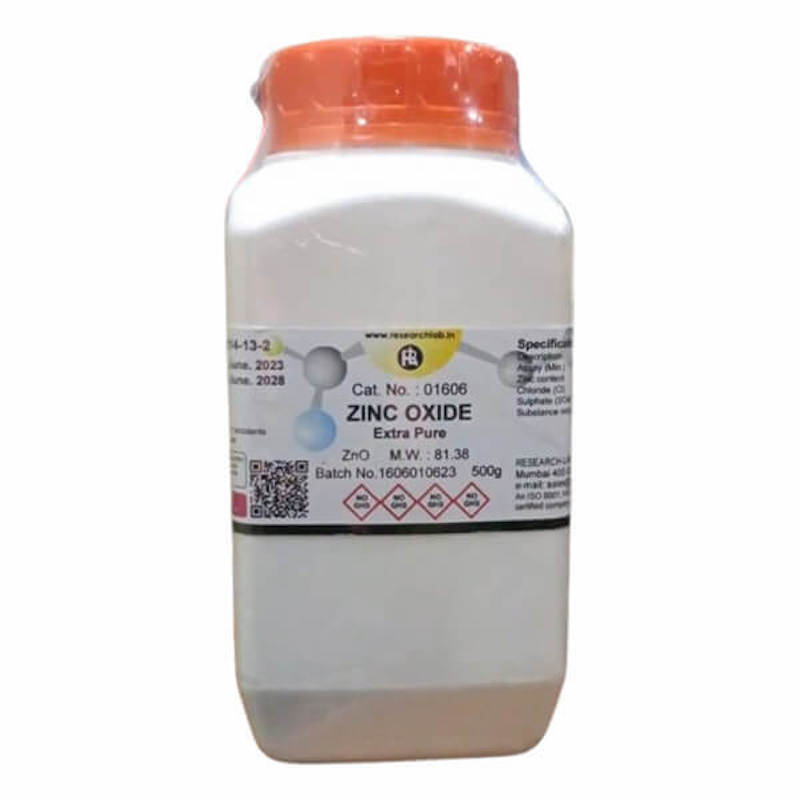 Picture of Zinc Oxide 500g Extra Pure RL India