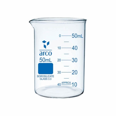 Picture of Arco Glass Beaker 50mL Low form with Spout