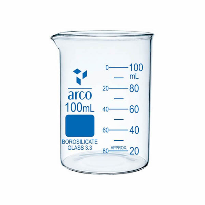 Picture of Arco Glass Beaker 100mL Low form with Spout