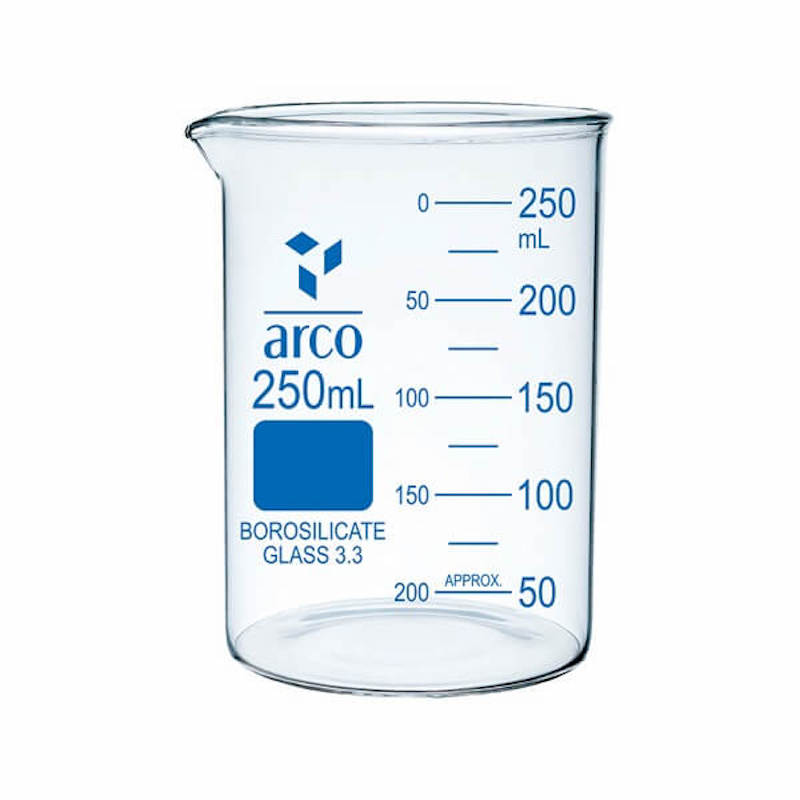 Picture of Arco Glass Beaker 250mL Low form with Spout