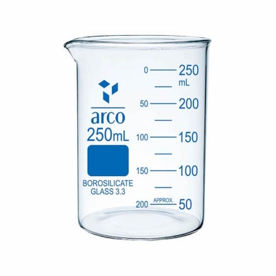 Picture of Arco Glass Beaker 250mL Low form with Spout