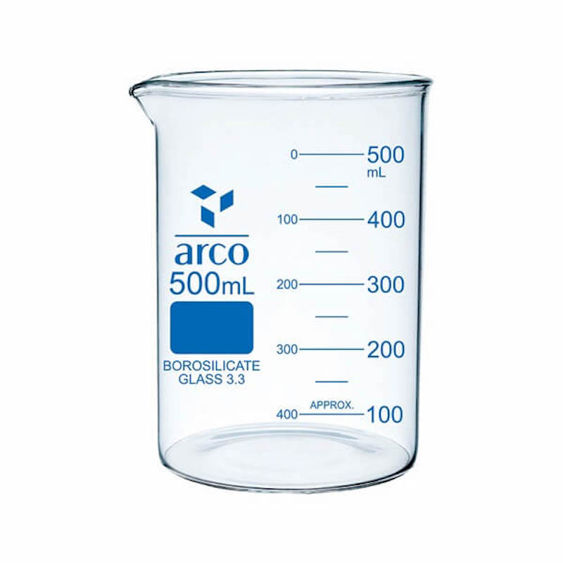 Picture of Arco Glass Beaker 500mL Low form with Spout