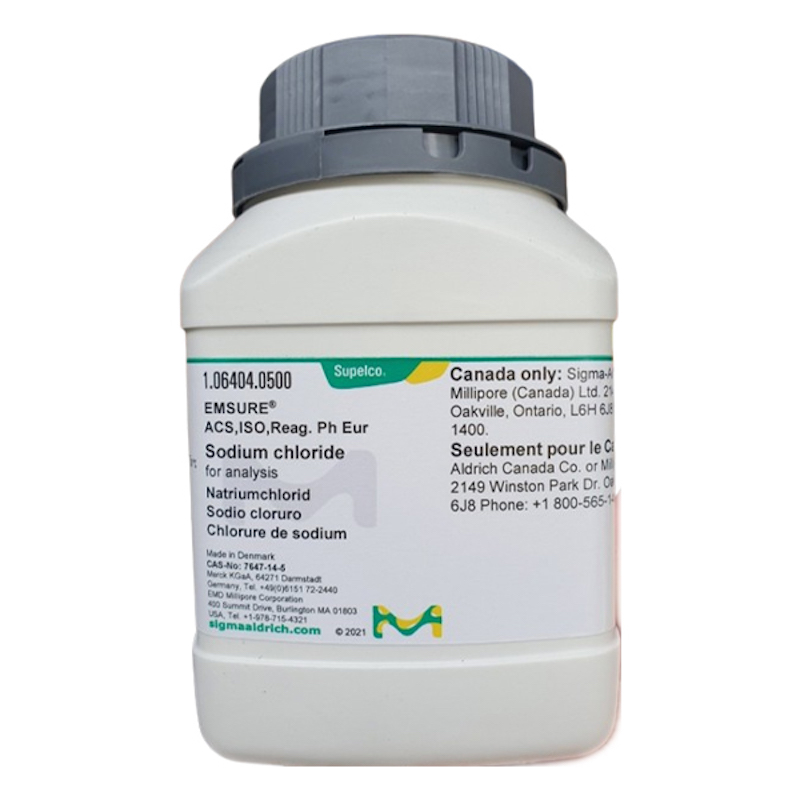 Picture of Sodium Chloride 500gm Merck Germany