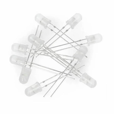 Picture of 10 Pcs White LED Bulb