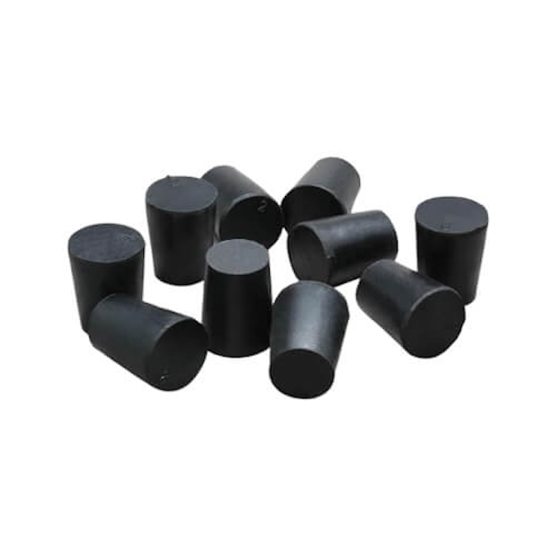 Picture of 2Pcs Rubber Test Tube Cork 15mm Dia