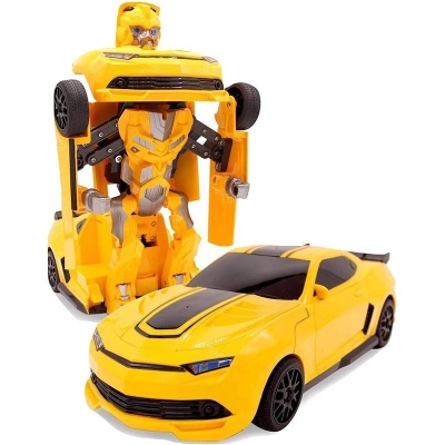 Picture of Transform Robot Racing Car to Car Automatically,Robot car Toy, with Light and Sound for Kids