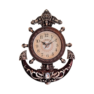 Picture of Advanced inspiring - Exceotional Quality - Quartz Oreva Decorative Retro Anchor Wall Clock - Vintage Choice - Expression of Yourself