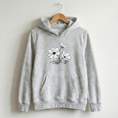 Picture of Premium Comfortable Printed Ladies Winter Hoodie
