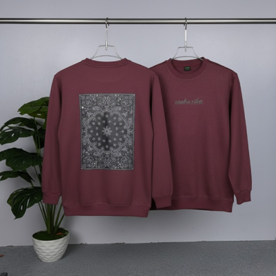 Picture of Full Sleeve Sweat Shirt on Both Sides Printed