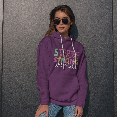 Picture of WinterWhisper Ladies Hoodie - Purple