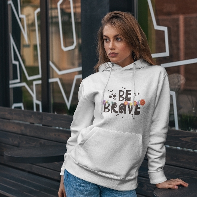 Picture of Warm Nest Ladies Hoodie - White