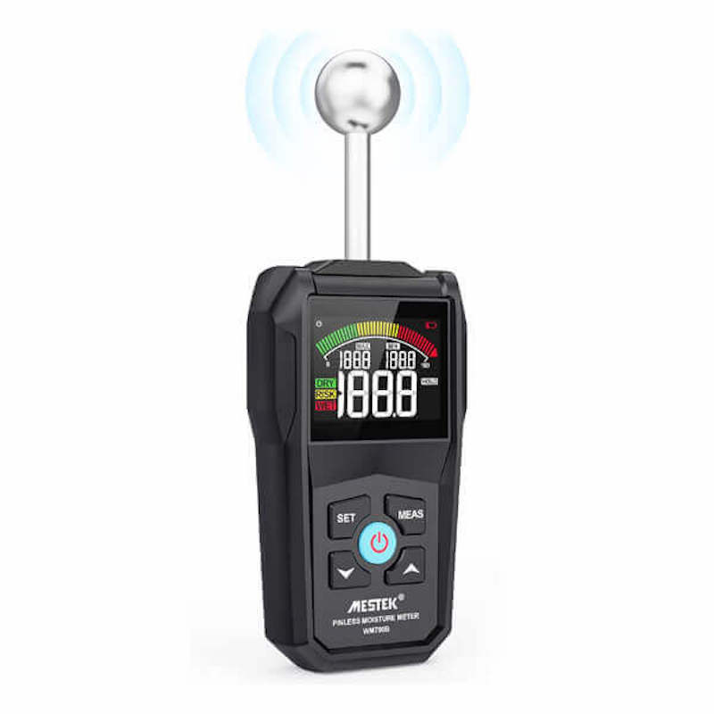 Picture of MESTEK Pinless Moisture Meter WM700B for Wood and Concrete