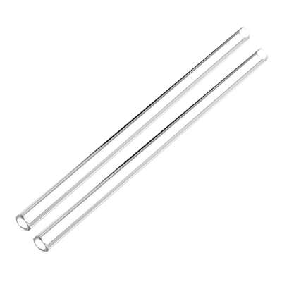 Picture of 2Pcs Glass Tube 10 Inch 5mm Glass Pipe